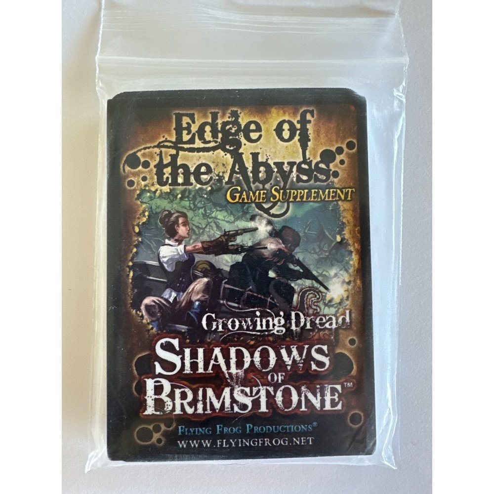 Flying Frog Shadows of Brimstone Edge of the Abyss Game Supplement Card Pack